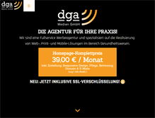 Tablet Screenshot of dga-medien.de